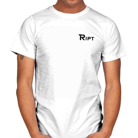 RIPT R Chest Logo - Mens T-Shirts RIPT Apparel Small / White