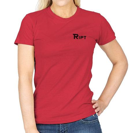 RIPT R Chest Logo - Womens T-Shirts RIPT Apparel Small / Red