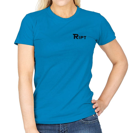 RIPT R Chest Logo - Womens T-Shirts RIPT Apparel Small / Sapphire