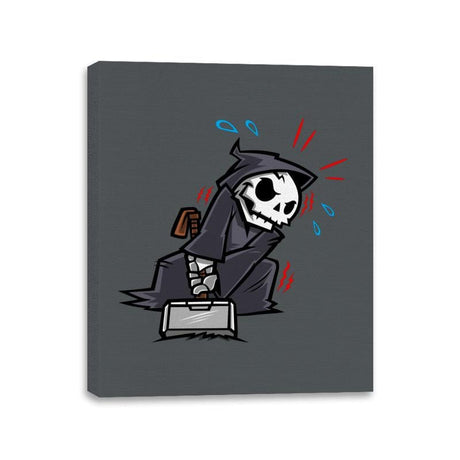RIPT REAPER #3 - Canvas Wraps Canvas Wraps RIPT Apparel 11x14 / Charcoal