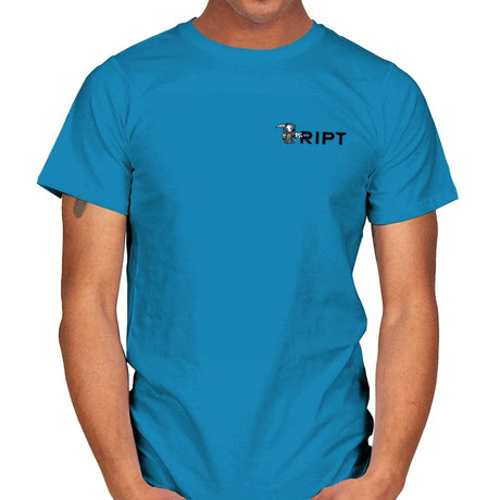 RIPT Reaper Chest Logo - Mens T-Shirts RIPT Apparel Small / Sapphire