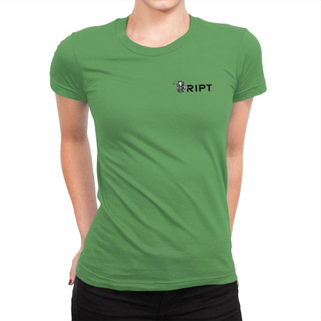 RIPT Reaper Chest Logo - Womens Premium T-Shirts RIPT Apparel Small / Kelly