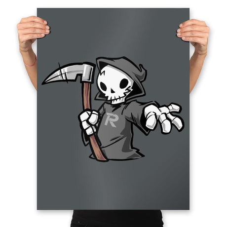 RIPT Reaper - Prints Posters RIPT Apparel 18x24 / Charcoal