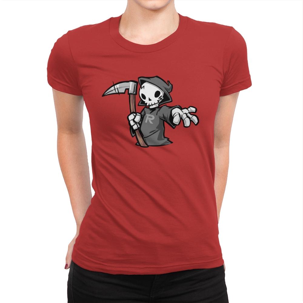 RIPT Reaper - Womens Premium T-Shirts RIPT Apparel Small / Red
