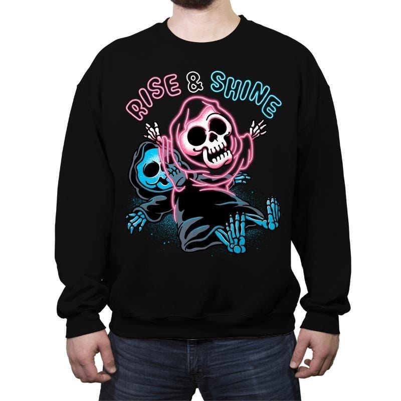 Rise And Shine - Crew Neck Sweatshirt Crew Neck Sweatshirt RIPT Apparel Small