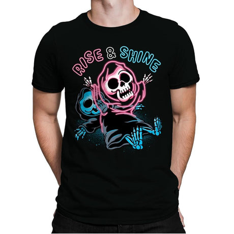 Rise And Shine - Mens Premium T-Shirts RIPT Apparel Small / Black