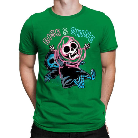 Rise And Shine - Mens Premium T-Shirts RIPT Apparel Small / Kelly