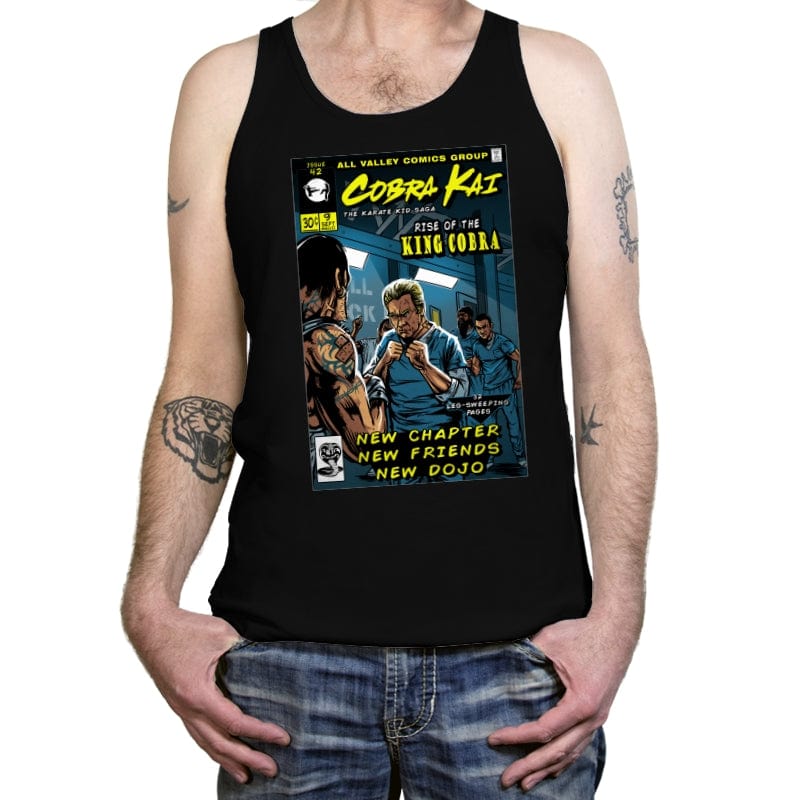 Rise of the King Cobra - Tanktop Tanktop RIPT Apparel X-Small / Black