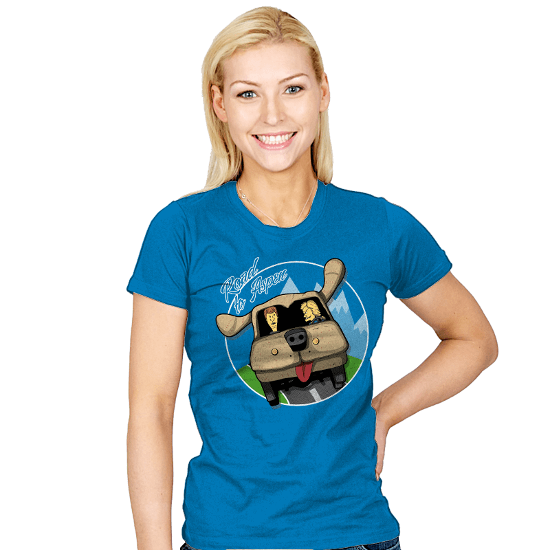 Road to Asspen - Womens T-Shirts RIPT Apparel
