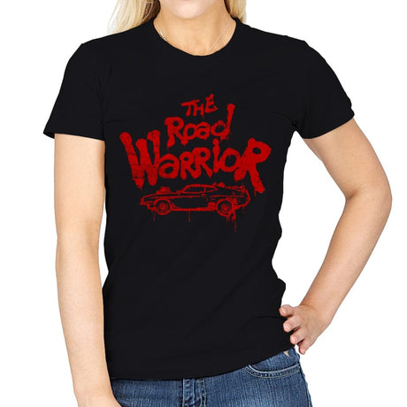 Road Warrior - Womens T-Shirts RIPT Apparel Small / Black