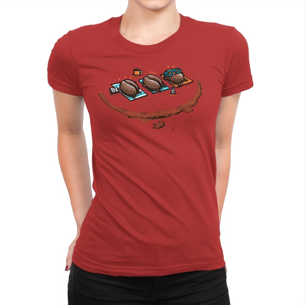Roasted Coffee - Womens Premium T-Shirts RIPT Apparel Small / Red