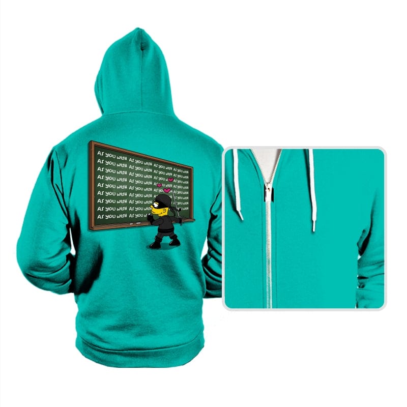 Roberts Detention - Hoodies Hoodies RIPT Apparel Small / Teal
