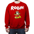 Robin - Crew Neck Sweatshirt Crew Neck Sweatshirt RIPT Apparel Small / Red