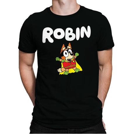 Robin - Mens Premium T-Shirts RIPT Apparel Small / Black