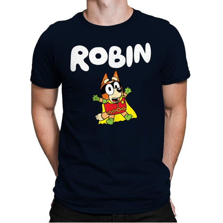 Robin - Mens Premium T-Shirts RIPT Apparel Small / Midnight Navy