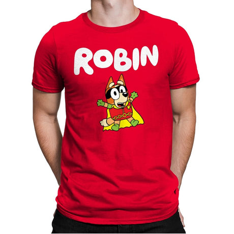 Robin - Mens Premium T-Shirts RIPT Apparel Small / Red