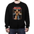 Robo Cat Combiner - Crew Neck Sweatshirt Crew Neck Sweatshirt RIPT Apparel Small / Black