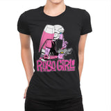 Robo Girl - Womens Premium T-Shirts RIPT Apparel Small / Black