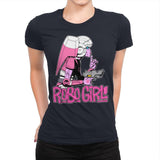 Robo Girl - Womens Premium T-Shirts RIPT Apparel Small / Midnight Navy