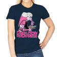 Robo Girl - Womens T-Shirts RIPT Apparel Small / Navy