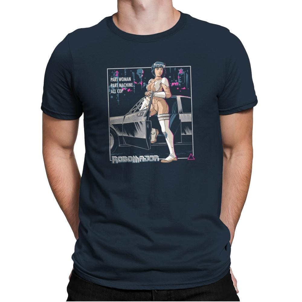 RoboMajor Exclusive - Mens Premium T-Shirts RIPT Apparel Small / Indigo