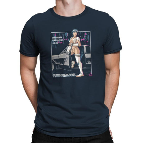 RoboMajor Exclusive - Mens Premium T-Shirts RIPT Apparel Small / Indigo