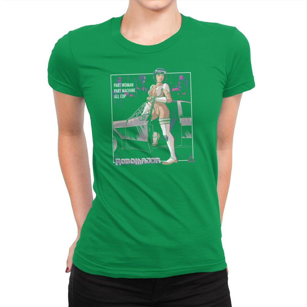 RoboMajor Exclusive - Womens Premium T-Shirts RIPT Apparel Small / Kelly Green