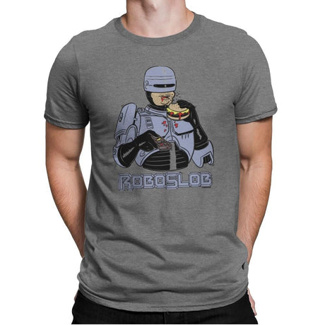 RoboSlob - Mens Premium T-Shirts RIPT Apparel Small / Heather Grey