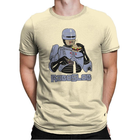 RoboSlob - Mens Premium T-Shirts RIPT Apparel Small / Natural
