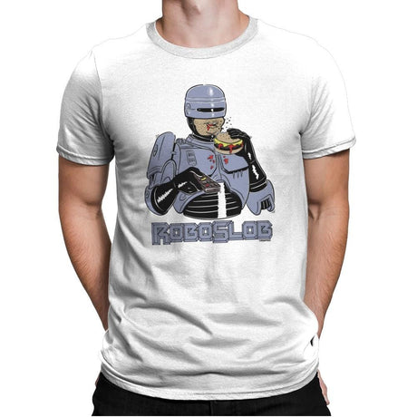 RoboSlob - Mens Premium T-Shirts RIPT Apparel Small / White