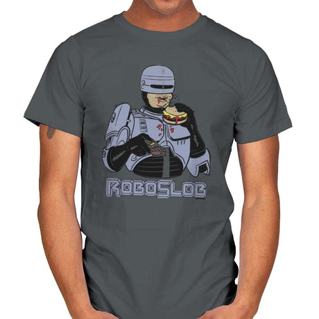 RoboSlob - Mens T-Shirts RIPT Apparel Small / Charcoal