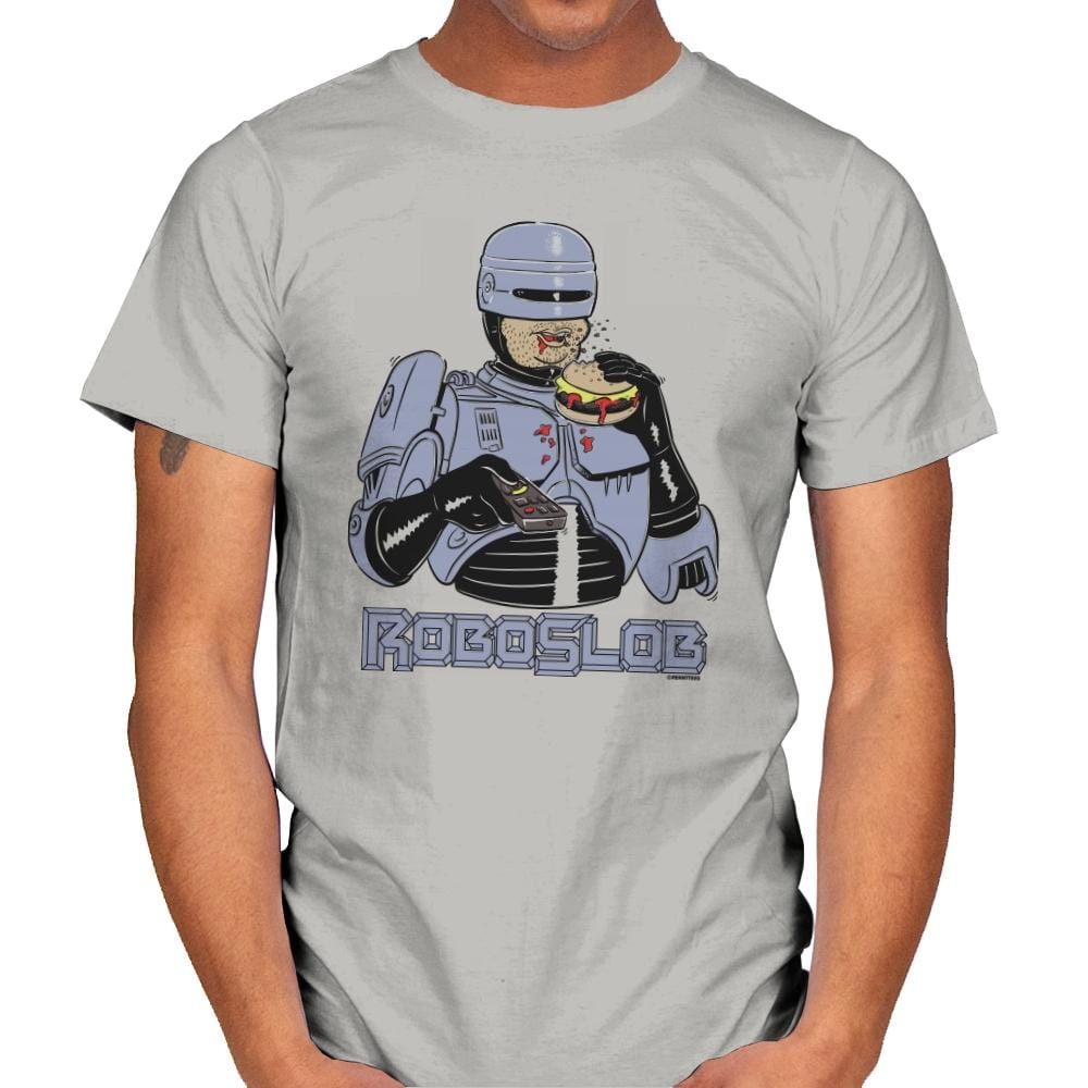 RoboSlob - Mens T-Shirts RIPT Apparel Small / Ice Grey