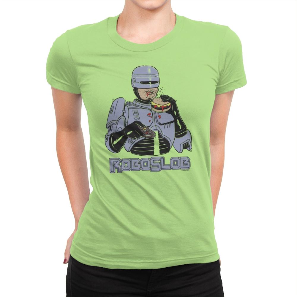 RoboSlob - Womens Premium T-Shirts RIPT Apparel Small / Mint