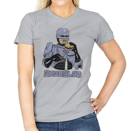 RoboSlob - Womens T-Shirts RIPT Apparel Small / Sport Grey