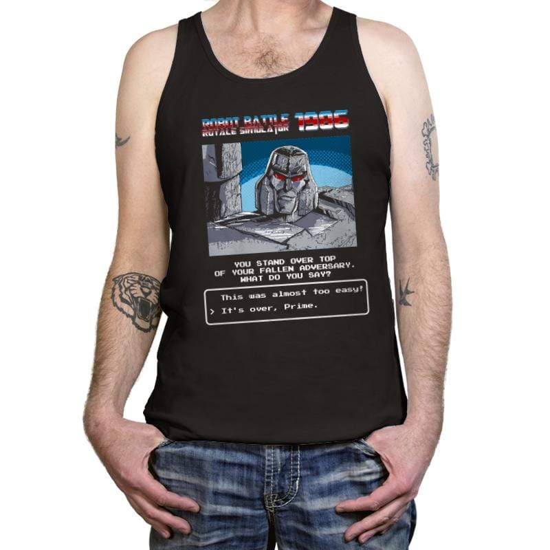 Robot Battle Royale Simulator 1986 - Tanktop Tanktop RIPT Apparel