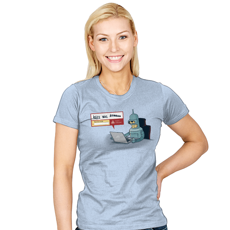 Robot Detector - Womens T-Shirts RIPT Apparel