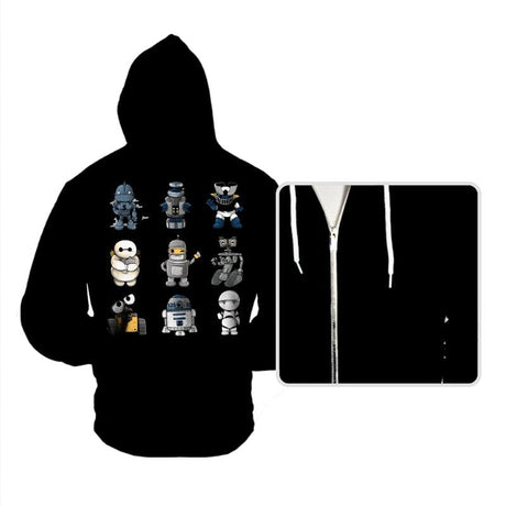 Robot Kawaii - Hoodies Hoodies RIPT Apparel