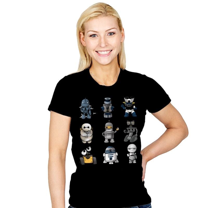 Robot Kawaii - Womens T-Shirts RIPT Apparel