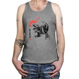 Robot Lizard King Exclusive - Tanktop Tanktop RIPT Apparel X-Small / Athletic Heather