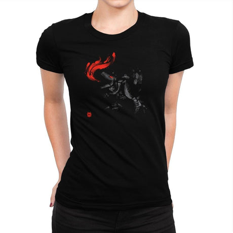 Robot Lizard King Exclusive - Womens Premium T-Shirts RIPT Apparel Small / Natural
