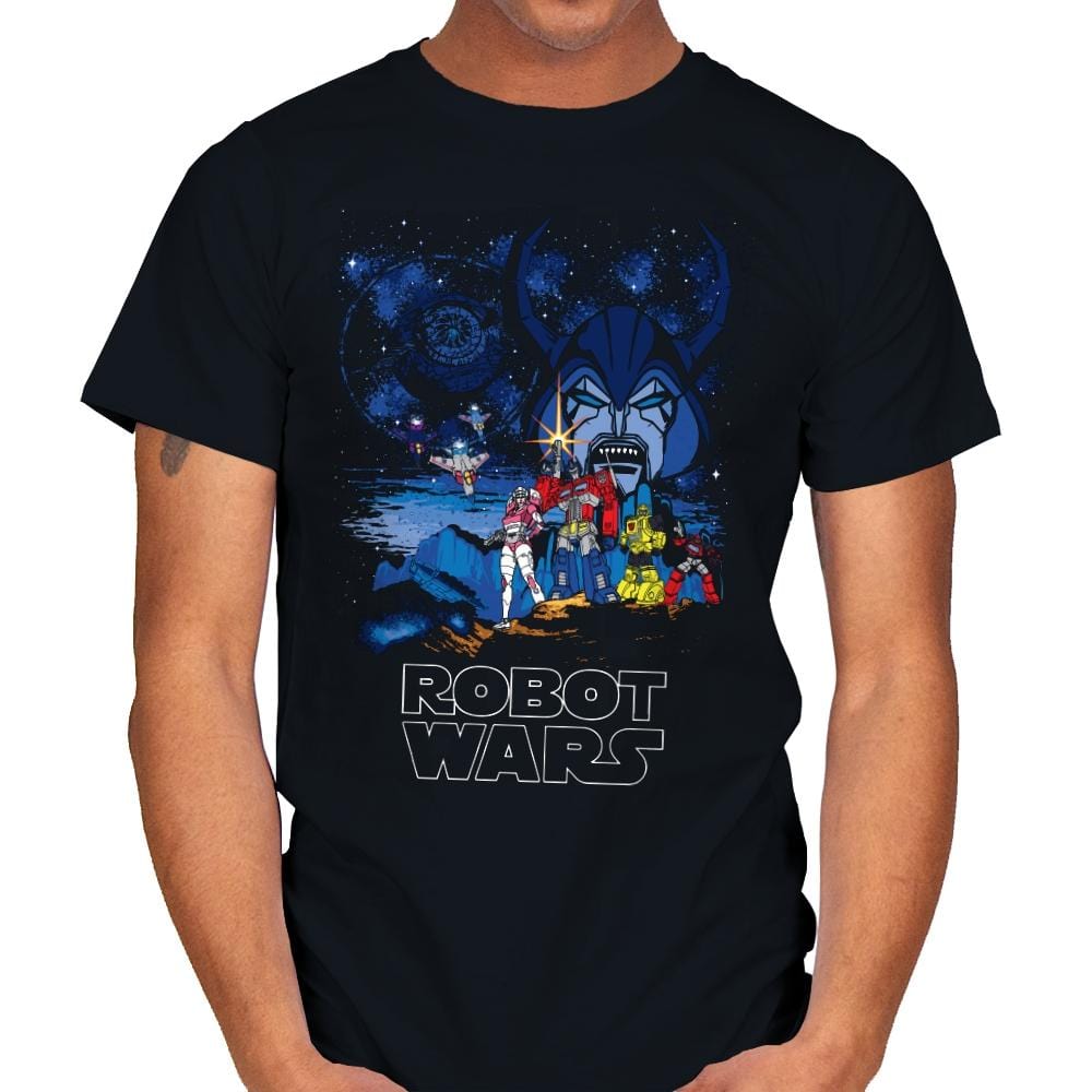 Robot Wars - Mens T-Shirts RIPT Apparel Small / Black