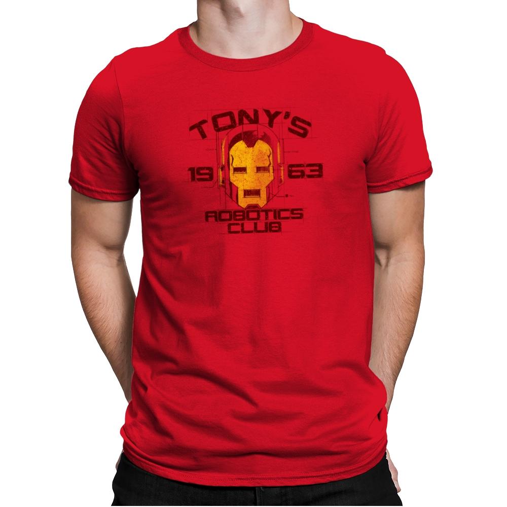 Robotics Club Exclusive - Mens Premium T-Shirts RIPT Apparel Small / Red