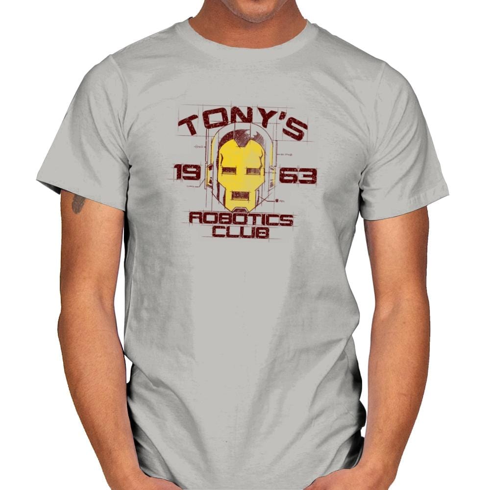 Robotics Club Exclusive - Mens T-Shirts RIPT Apparel Small / Ice Grey