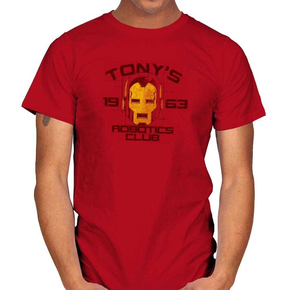 Robotics Club Exclusive - Mens T-Shirts RIPT Apparel Small / Red