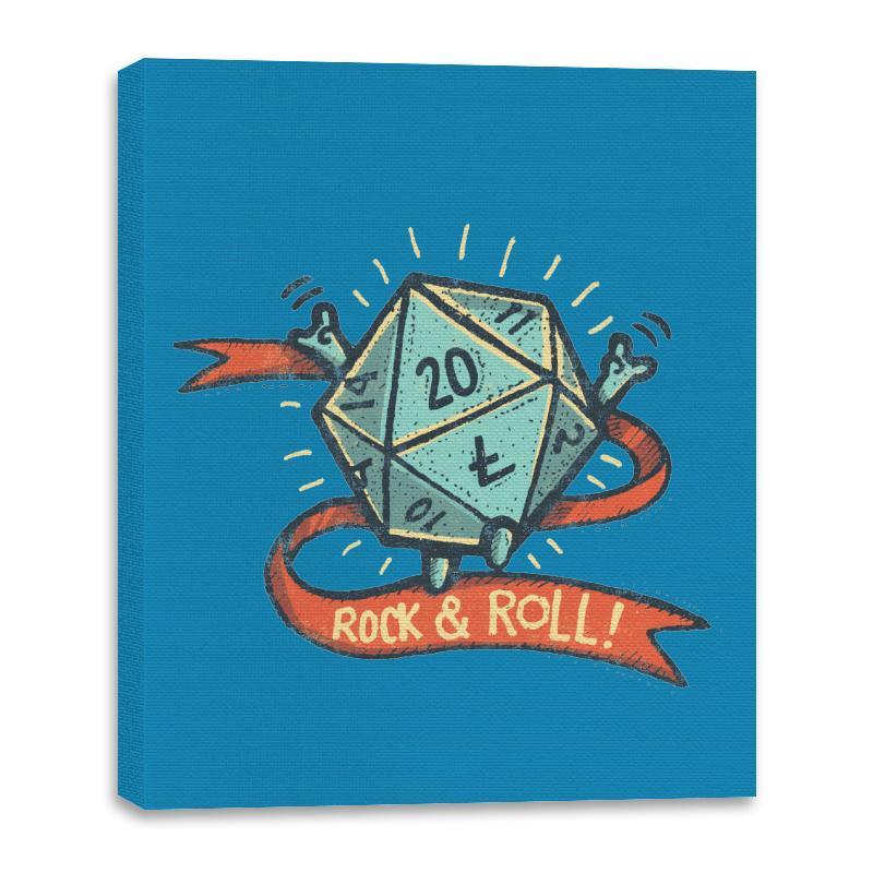 Rock and Rollplay - Canvas Wraps Canvas Wraps RIPT Apparel 16x20 / Sapphire