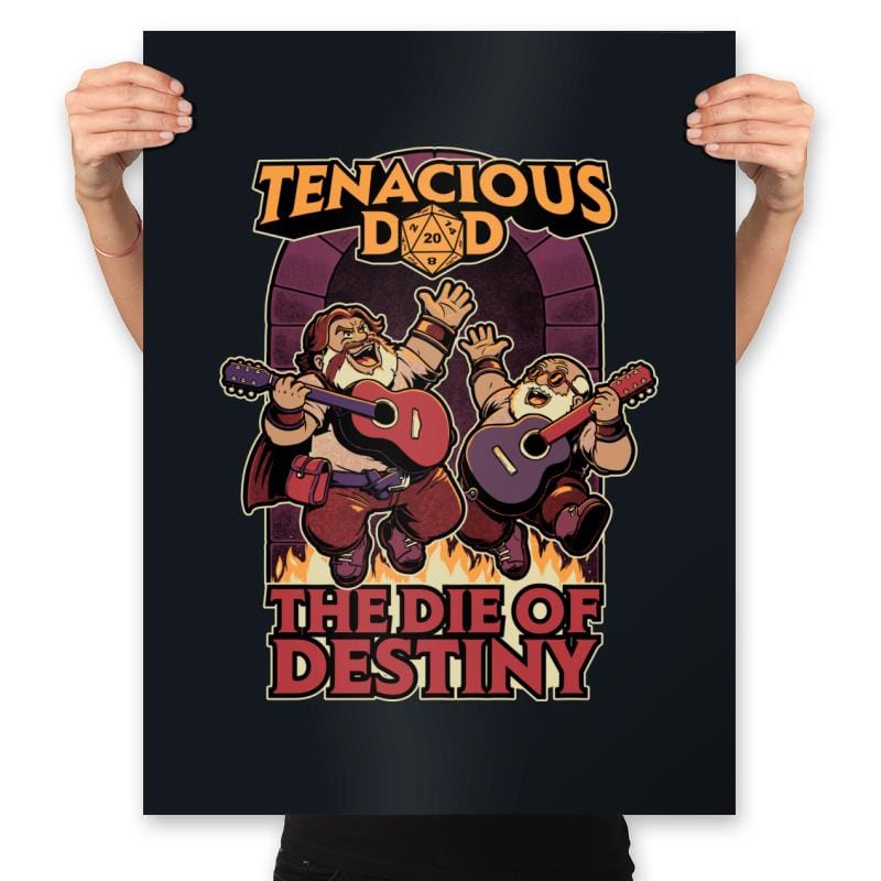 Rock Band Destiny RPG - Prints Posters RIPT Apparel 18x24 / Black