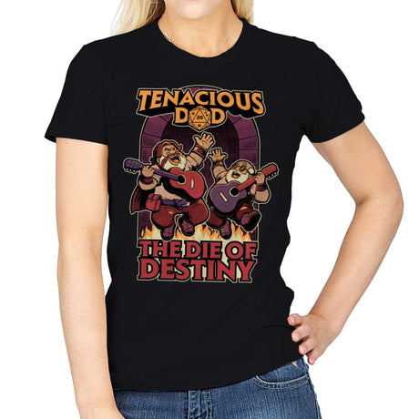 Rock Band Destiny RPG - Womens T-Shirts RIPT Apparel Small / Black