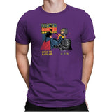 Rock 'em Sock 'em Justice Exclusive - Mens Premium T-Shirts RIPT Apparel Small / Purple Rush