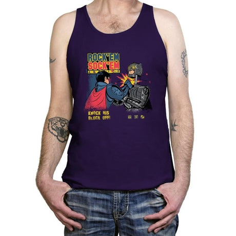 Rock 'em Sock 'em Justice Exclusive - Tanktop Tanktop RIPT Apparel X-Small / Team Purple