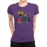 Rock 'em Sock 'em Justice Exclusive - Womens Premium T-Shirts RIPT Apparel Small / Purple Rush